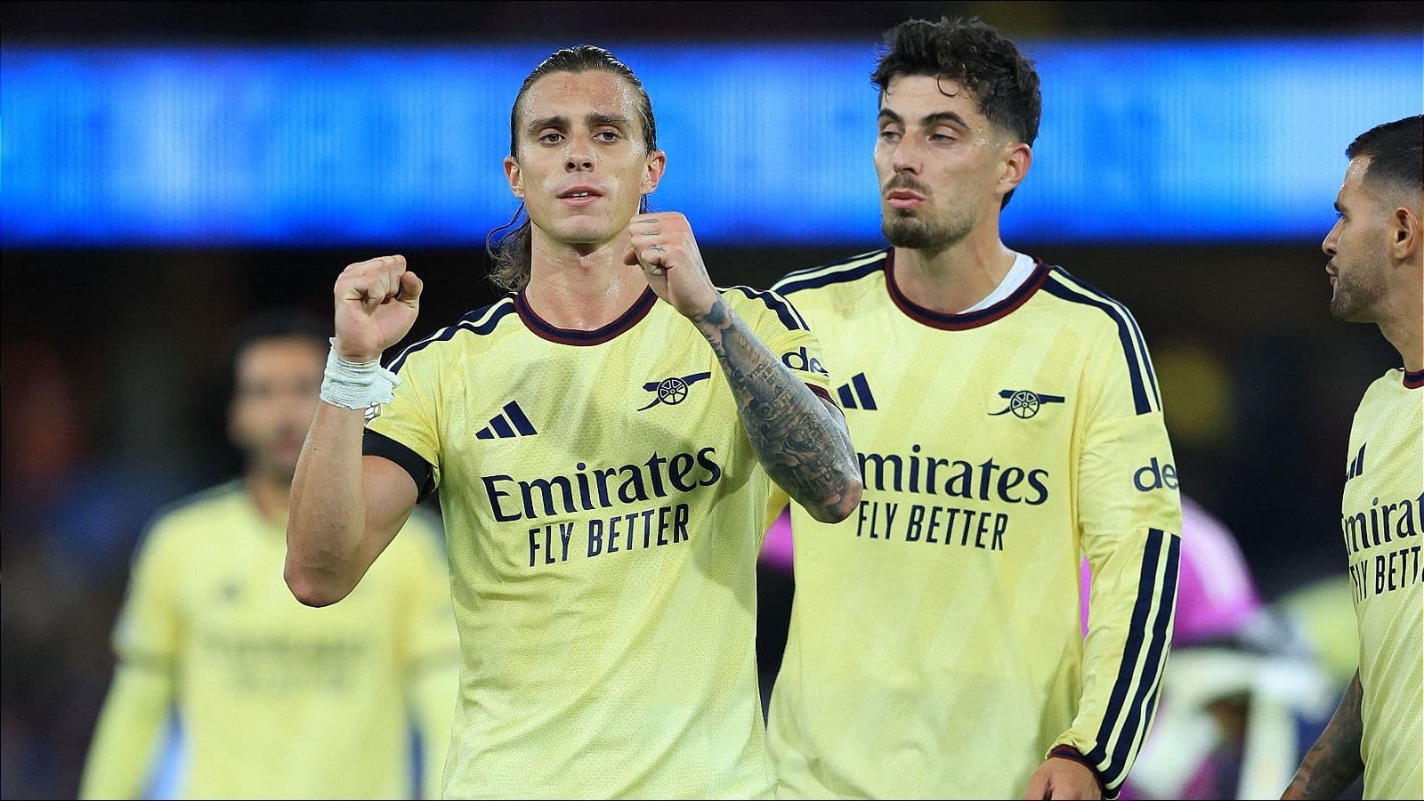 Riccardo Calafiori hails Arsenal's 'defensive wall' against Aston Villa