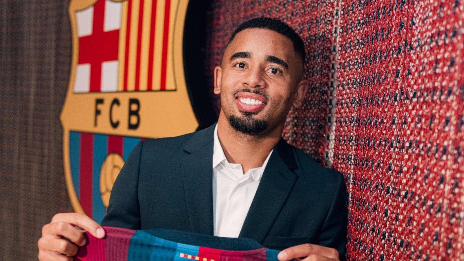 Arsenal foward Gabriel Jesus completes 'dream' transfer to Barcelona