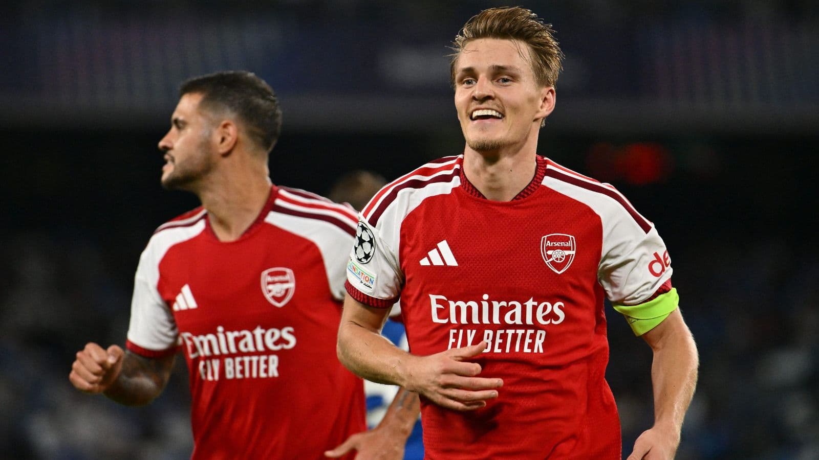 Martin Odegaard fires Arsenal past Napoli in Champions League