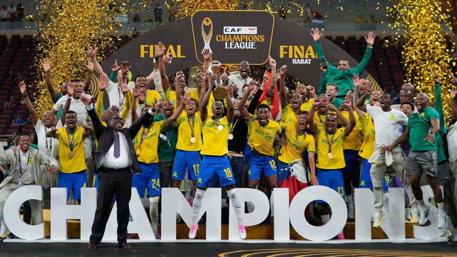 Mokoena screamer seals CAF Champions League glory for Sundowns in Morocco
